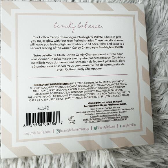 New Cotton Candy Champagne Blushlighter Eyeshadow Palette Radiant Glow - Picture 3 of 3